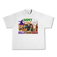 Happy Hallothanksmas With Cow Urban Heavy Tee | Teevron