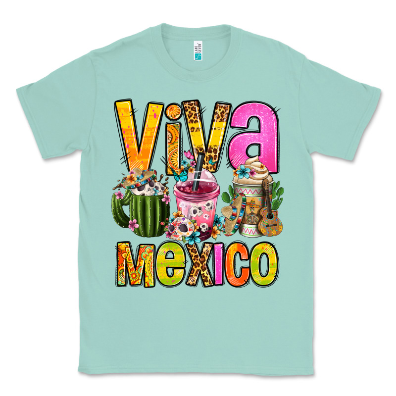 Viva Mexico Mexican Coffee Cups Classic Tee by FaDigitalArtStudio | Teevron