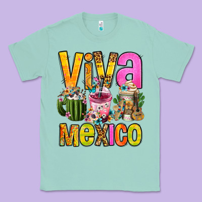 Viva Mexico Mexican Coffee Cups Classic Tee Designed By Fadigitalartstudio