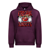 Mauve Wine freak in the sheets Urban Hoodie - BarkalooDesign