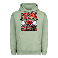 Pigment Oil Green freak in the sheets Urban Hoodie - BarkalooDesign