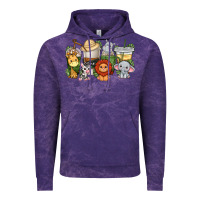 Cloud Purple cute baby safari animals coffee cups Vintage Hoodie - texasbilliewilder