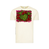 Vintage Arctic Valentine Cactus Heart with Roses Vintage Tee - RanaPortraitStore
