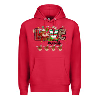 Cardinal love christmas Premium Hoodie - MaliasSmallBusiness