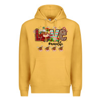 Mustard love christmas Premium Hoodie - MaliasSmallBusiness
