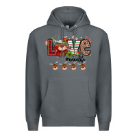 Rock love christmas Premium Hoodie - MaliasSmallBusiness