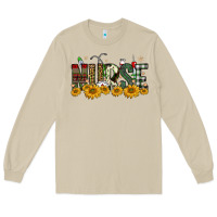 Mushroom christmas nurse sunflower Long Sleeve Tee - FaDigitalArtStudio