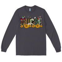 Smoke christmas nurse sunflower Long Sleeve Tee - FaDigitalArtStudio