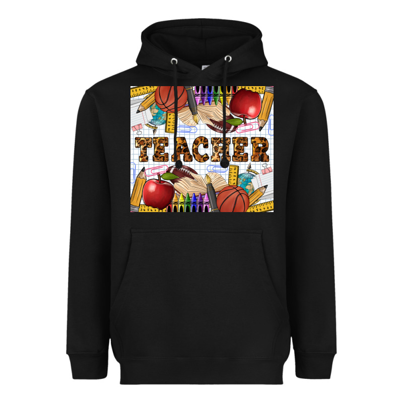 Western Teacher Heavyweight Hoodie by LillyAllenDesigns | Teevron