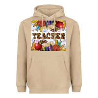 Mushroom Western Teacher Heavyweight Hoodie - LillyAllenDesigns