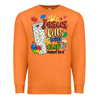 Autism Jesus Fills My Cup Premium Sweatshirt | Teevron