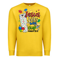 Lemon autism jesus fills my cup Premium Sweatshirt - MaliasSmallBusiness