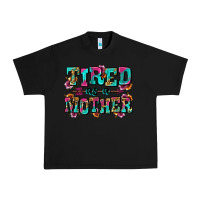 Black tired as a mother Urban Heavy Tee - Zillion Design Studio