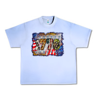Grape Ice 1776 4th of july background Urban Heavy Tee - BarkalooDesign