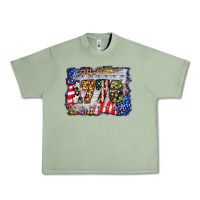 Oil Green 1776 4th of july background Urban Heavy Tee - BarkalooDesign