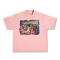 Salmon 1776 4th of july background Urban Heavy Tee - BarkalooDesign