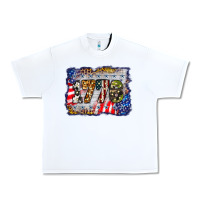 White 1776 4th of july background Urban Heavy Tee - BarkalooDesign