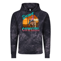 Cloud Black desert cowgirl Vintage Hoodie - texasbilliewilder
