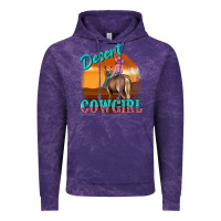 Cloud Purple desert cowgirl Vintage Hoodie - texasbilliewilder