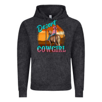 Vintage Black desert cowgirl Vintage Hoodie - texasbilliewilder