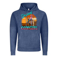Vintage Denim desert cowgirl Vintage Hoodie - texasbilliewilder