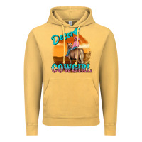 Vintage Mustard desert cowgirl Vintage Hoodie - texasbilliewilder