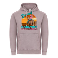 Vintage Zinc desert cowgirl Vintage Hoodie - texasbilliewilder