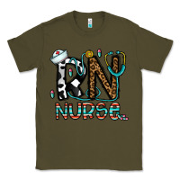 Army Green rn nurse Classic Tee - CowhideDigitalArt