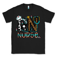 Black rn nurse Classic Tee - CowhideDigitalArt
