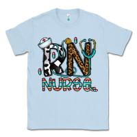 Dusty Blue rn nurse Classic Tee - CowhideDigitalArt