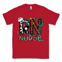 Red rn nurse Classic Tee - CowhideDigitalArt