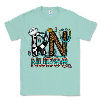 Seafoam rn nurse Classic Tee - CowhideDigitalArt