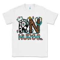 White rn nurse Classic Tee - CowhideDigitalArt