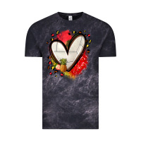 Cloud Black fruits and volleyball heart Vintage Tee - Zillion Design Studio