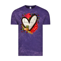 Cloud Purple fruits and volleyball heart Vintage Tee - Zillion Design Studio