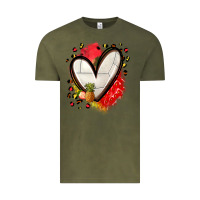 Vintage Olive fruits and volleyball heart Vintage Tee - Zillion Design Studio