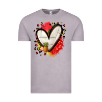 Vintage Zinc fruits and volleyball heart Vintage Tee - Zillion Design Studio