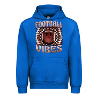 Cobalt football vibes smiley face Urban Hoodie - BarkalooDesign