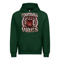 Forest Green football vibes smiley face Urban Hoodie - BarkalooDesign