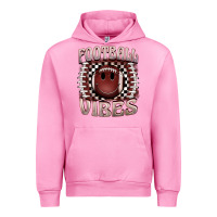Fuchsia Pink football vibes smiley face Urban Hoodie - BarkalooDesign