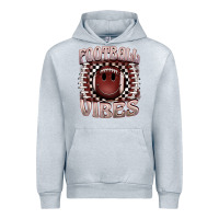 Heather Grey football vibes smiley face Urban Hoodie - BarkalooDesign