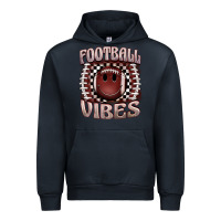 Navy football vibes smiley face Urban Hoodie - BarkalooDesign