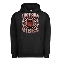 Pigment Black football vibes smiley face Urban Hoodie - BarkalooDesign