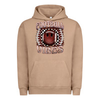 Pigment Burro football vibes smiley face Urban Hoodie - BarkalooDesign