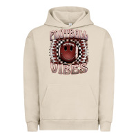 Pigment French Oak football vibes smiley face Urban Hoodie - BarkalooDesign