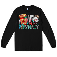 Black coffee pharmacy Long Sleeve Tee - RacoonDesign