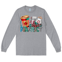 Heather Grey coffee pharmacy Long Sleeve Tee - RacoonDesign