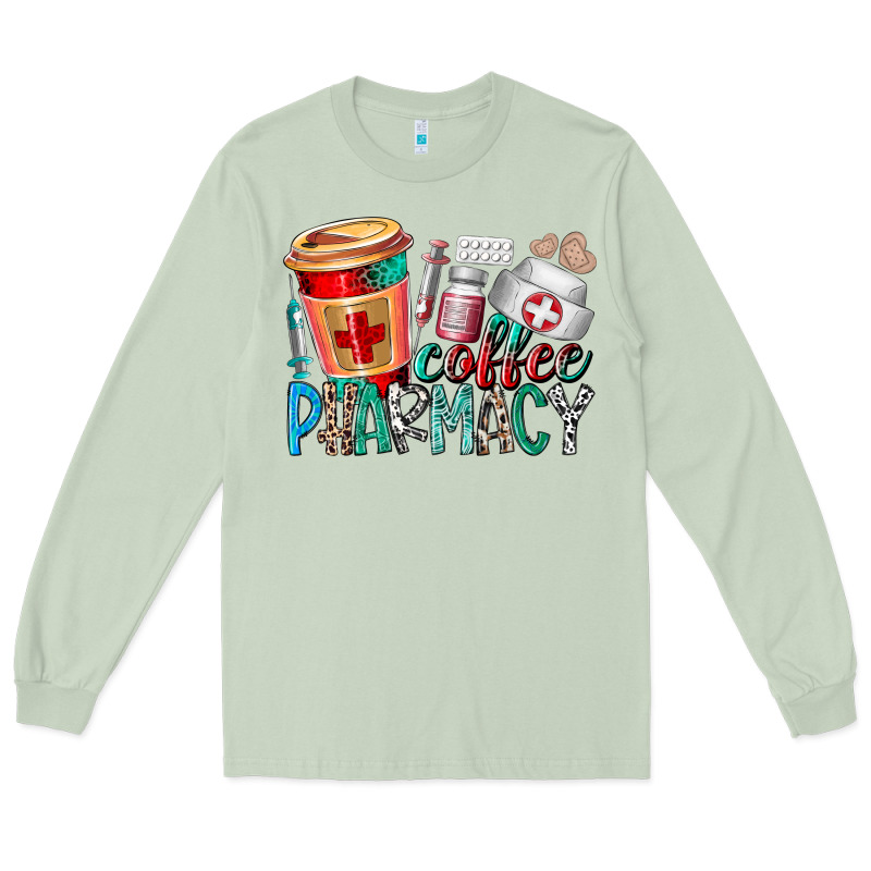 Coffee Pharmacy Long Sleeve Tee by RacoonDesign | Teevron
