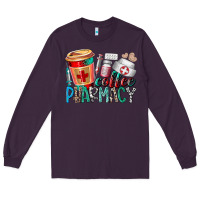 Plum coffee pharmacy Long Sleeve Tee - RacoonDesign