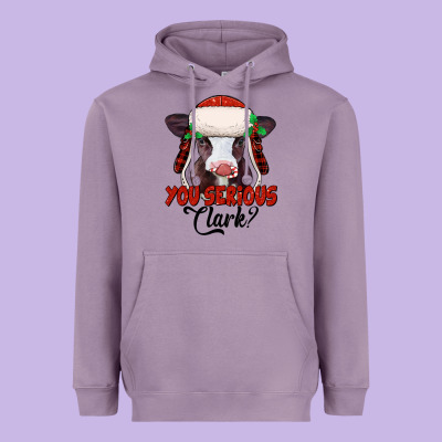 You Serious Clark Baby Cow Heavyweight Hoodie Designed By Jasminsmagicworld